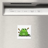Aimant Adorable Carré Froggy (In Situ (Lave-vaisselle))