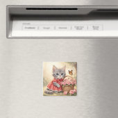 aimant adorable chaton (In Situ (Lave-vaisselle))