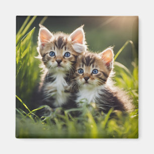 Aimant Adorable chatons
