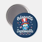 Aimant Adorable Chouette adorable Trump 2016 (Recto/Verso)