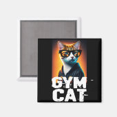 Aimant Adorable Cute Chat en Tracksuit (Recto/Verso)