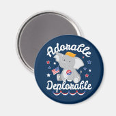 Aimant Adorable Eléphant adorable Trump 2016 (Recto/Verso)