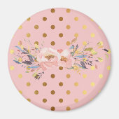 Aimant Adorable Faux Pois d'or (Devant)