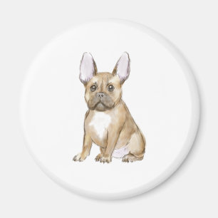 Aimant Adorable french bulldog puppy