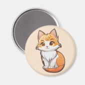 Aimant Adorable Kawaii Kitten (Recto/Verso)