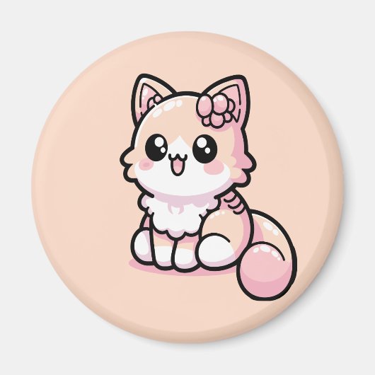 Aimant Adorable Kawaii Kitty (Devant)
