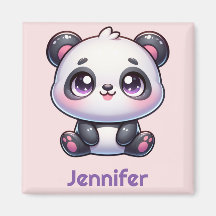 Adorable Kawaii Panda Conception personnalisée