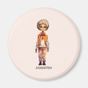 Aimant Adorable Kid Zombie - Jolie Halloween