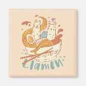 Aimant Adorable Llamen (Devant)