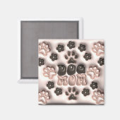 Aimant Adorable maman chien (Recto/Verso)