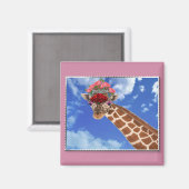 Aimant Adorable "Missy Giraffe" (Recto/Verso)