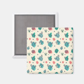 Aimant Adorable Motif Cactus (Recto/Verso)