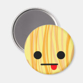 Aimant Adorable Réfrigérateur à visage soyeux (Recto/Verso)