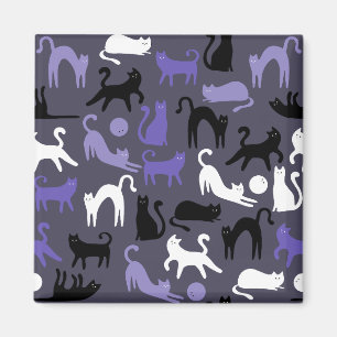 Aimant Adorable Yoga mignon Pots de chat