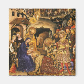 Aimant ADORATION DE MAGI Gentile Da Fabriano, Nativité (Devant)