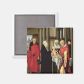 Aimant Adoration des Mages : Aile droite du triptyque (Recto/Verso)