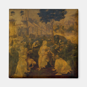 Aimant Adoration des Mages par Léonard de Vinci