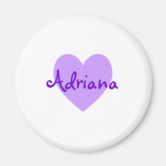 Aimant Adriana en violet (Devant)