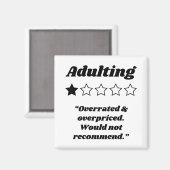 Aimant Adulte d'une étoile (Recto/Verso)