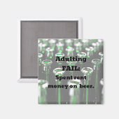 Aimant Adulte Échec : dépensé l'argent de location sur la (Recto/Verso)