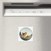 Aimant Adulte et chiot (In Situ (Lave-vaisselle))