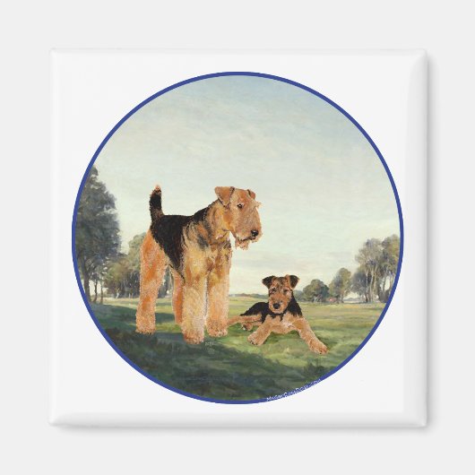 Aimant Adulte et chiot (Devant)