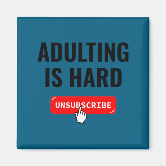 Aimant Aduting est dur Désinscription Izable Citation (Devant)
