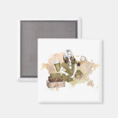 Aimant Adventure Travel Girl #2 (Recto/Verso)