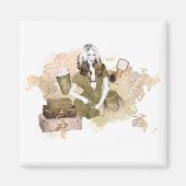 Aimant Adventure Travel Girl #2 (Devant)