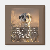 Aimant Adventurous Meerkat Living (Devant)