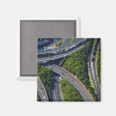 Aimant Aérien au-dessus de la jonction de la route (Recto/Verso)