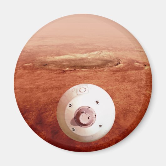 Aimant Aérocoque Avec Perpersévérance Rover Descente Vers (Devant)