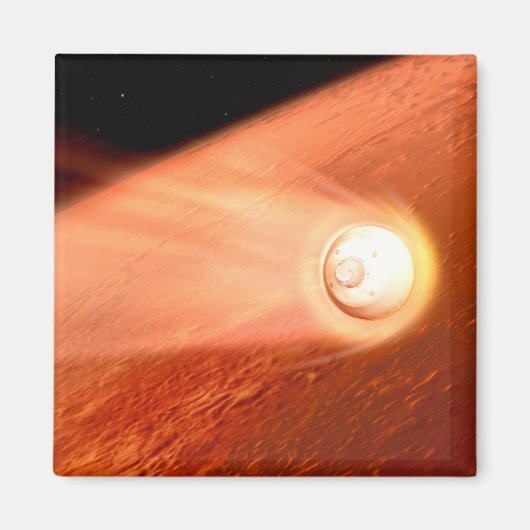 Aimant Aérocoque Avec Perpersévérance Rover Descente Vers (Devant)