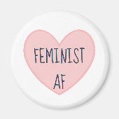 Aimant "AF féministe" (Devant)