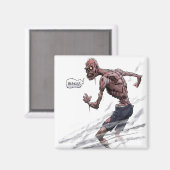 Aimant affamé 2-1/4" (Recto/Verso)