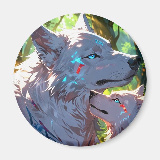 AIMANT AFFECTATION DU LOUP DE LA MÈRE (Devant)