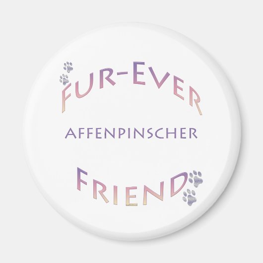 Aimant Affenpinscher Furever (Devant)