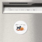 Aimant Affenpinscher Halloween (In Situ (Lave-vaisselle))