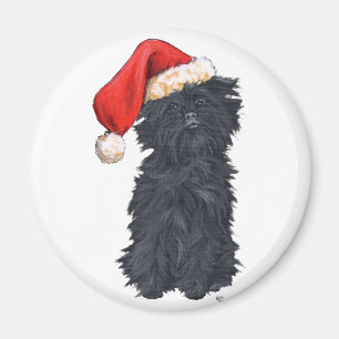 Aimant Affenpinscher Noël