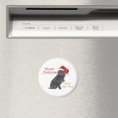 Aimant Affenpinscher Noël (In Situ (Lave-vaisselle))