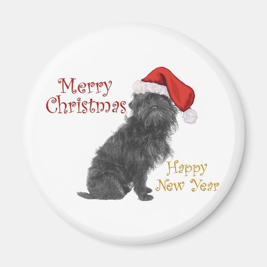 Aimant Affenpinscher Noël (Devant)