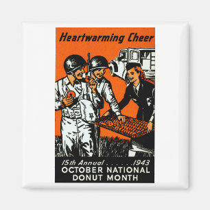 Aimant Affiche 1943 de beignet