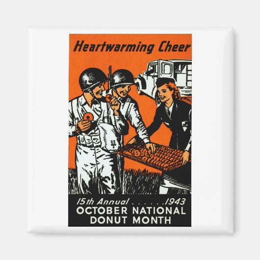 Aimant Affiche de Donut 1943 (Devant)