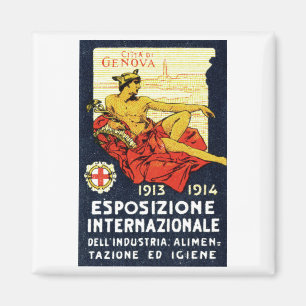 Aimant Affiche de Genova Expo 1913