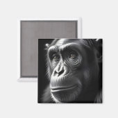Aimant Affiche de la faune majestueuse de la vie de chimp (Recto/Verso)
