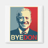 Aimant Affiche de propagande - BYE DON (Devant)
