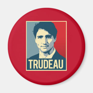 Aimant Affiche de propagande de Trudeau - .png