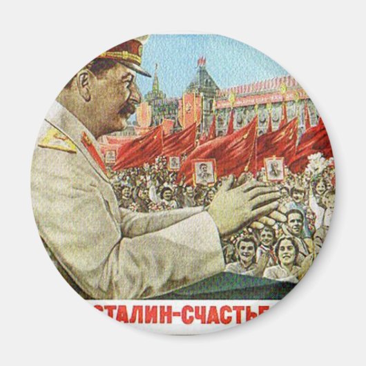 Aimant affiche de stalin (Devant)