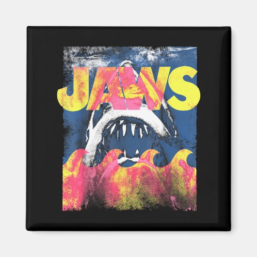 Aimant Affiche de vague de chaleur Jaws (Devant)