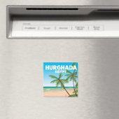 Aimant Affiche de voyage à Hurghada Egypte (In Situ (Lave-vaisselle))